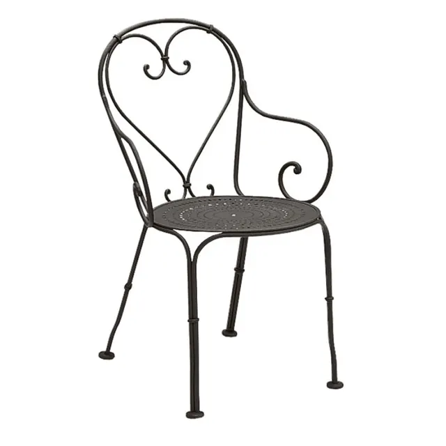 Parisienne Arm Chair - Pattern Metal Seat