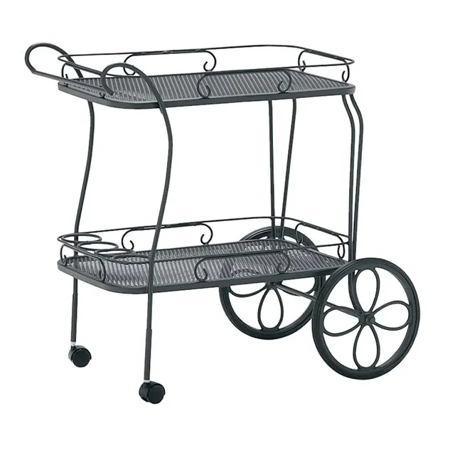Tea Cart - Mesh Top with removable serving tray