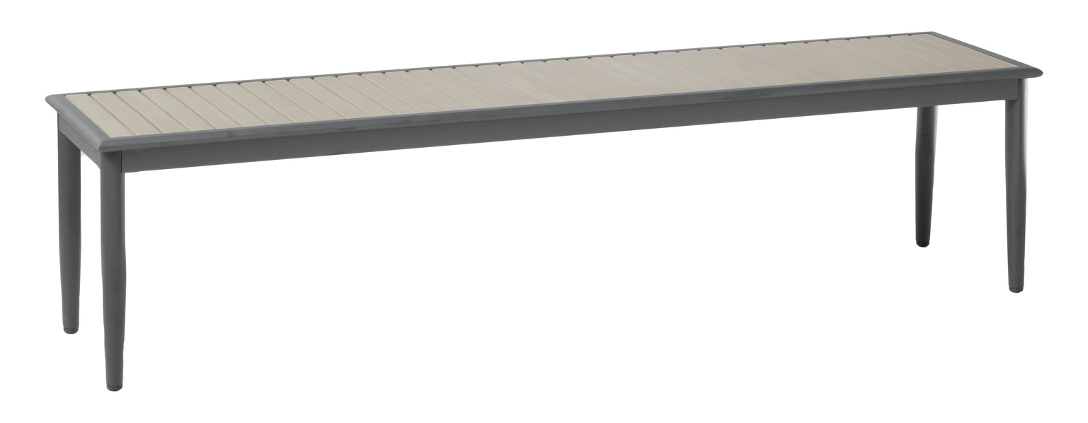 Genevieve 72" Aluminum / Polywood Dining Bench