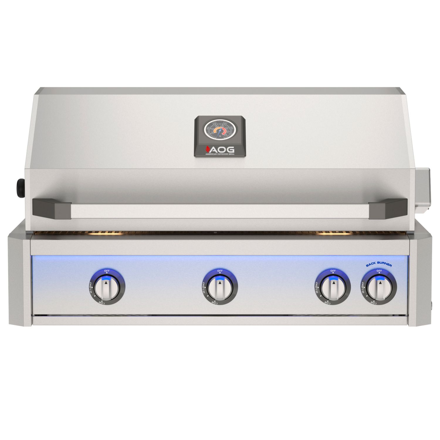AOG 36” L-Series Built-In Grill w/ Backburner & Rotisserie Kit