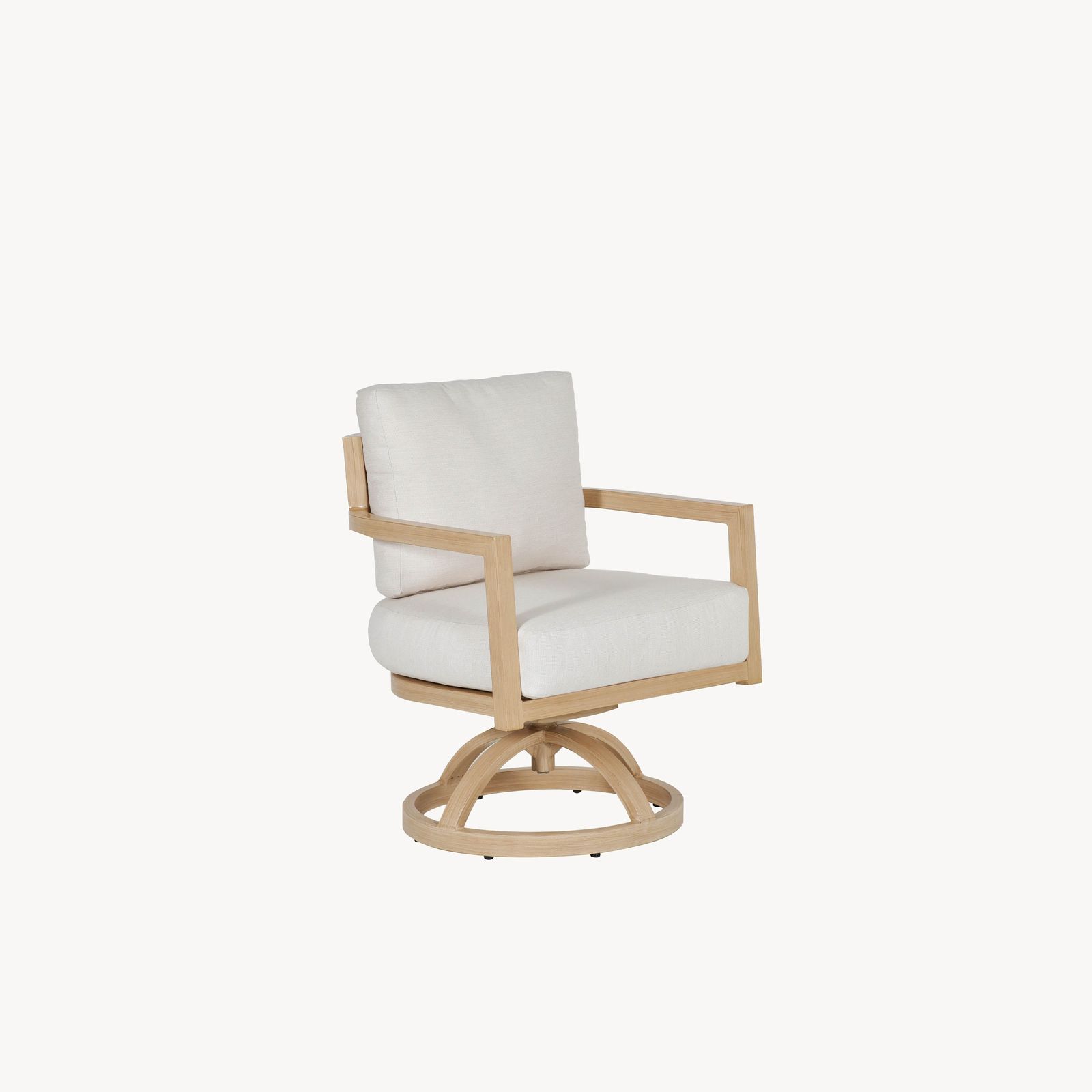 Gala Cushioned Dining Swivel Rocker