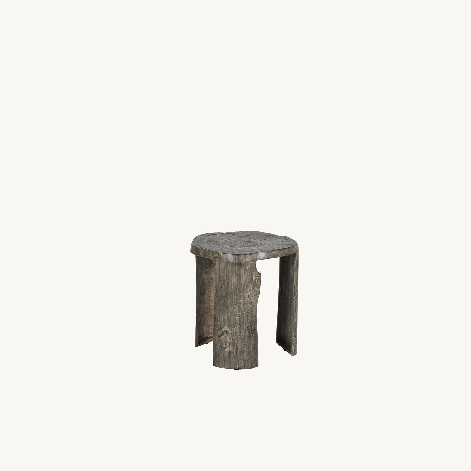 Nature's Wood Stump Leg Side Table