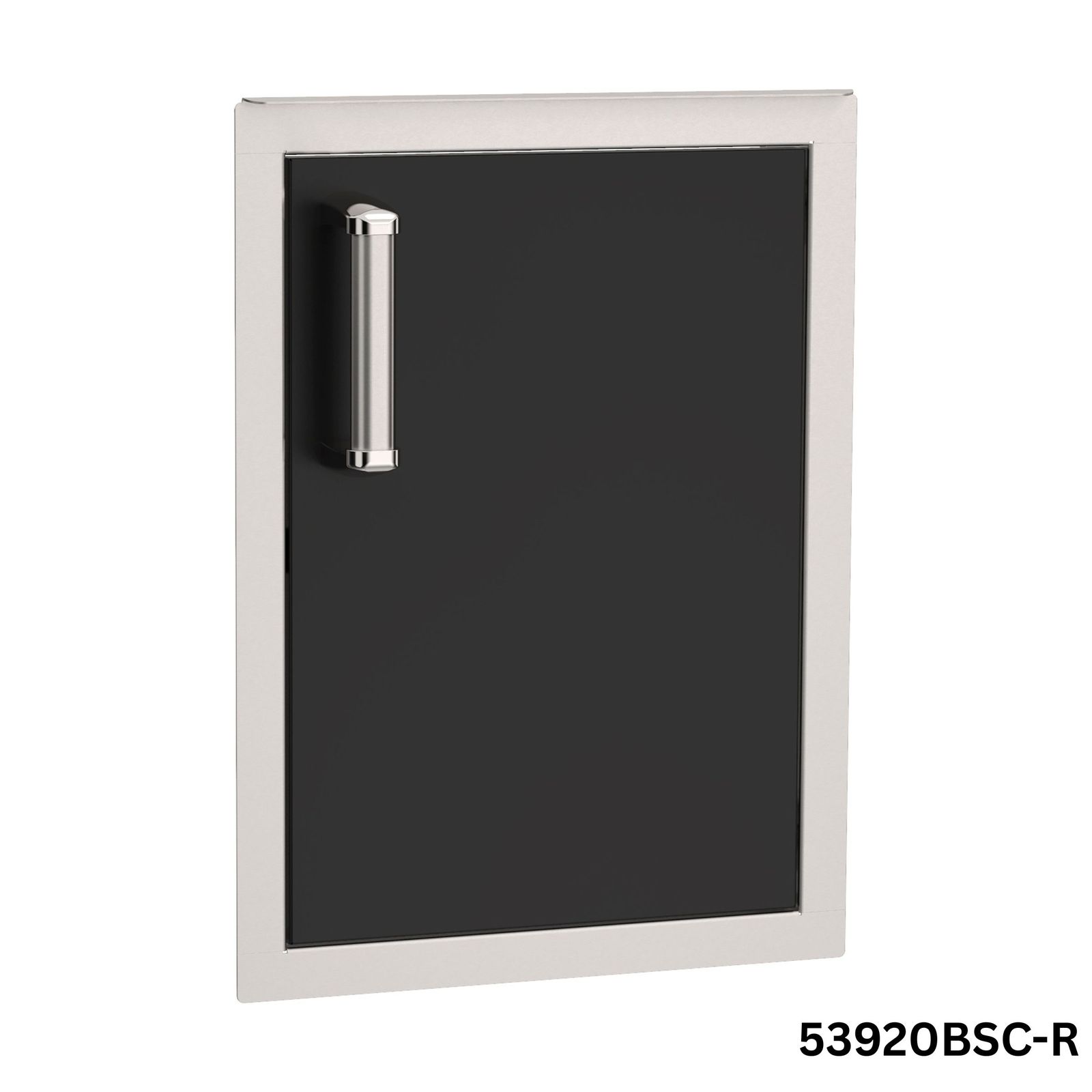 Echelon Black Vertical Single Door