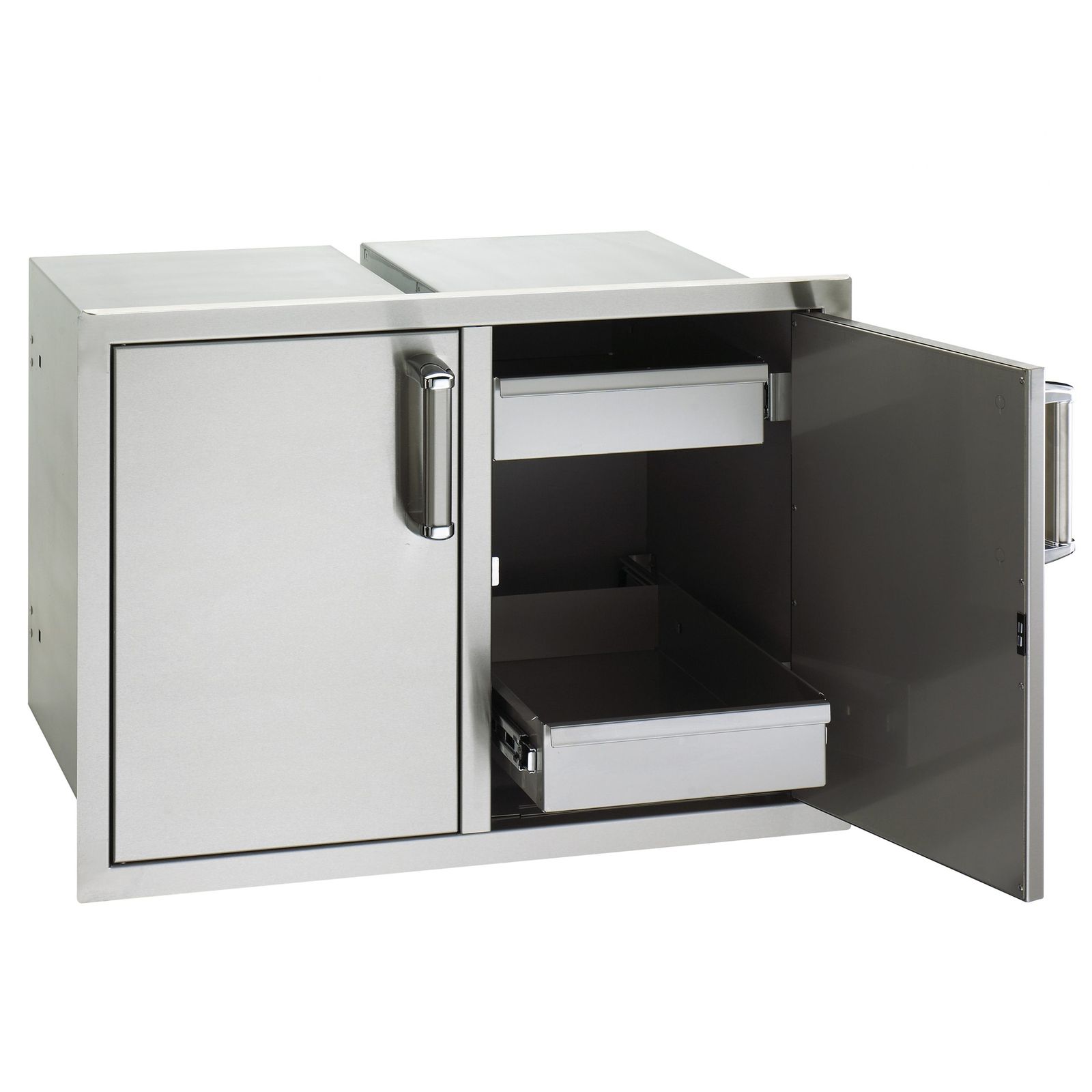 Double Doors with 2 Dual Drawers — Premium Flush 5-Series