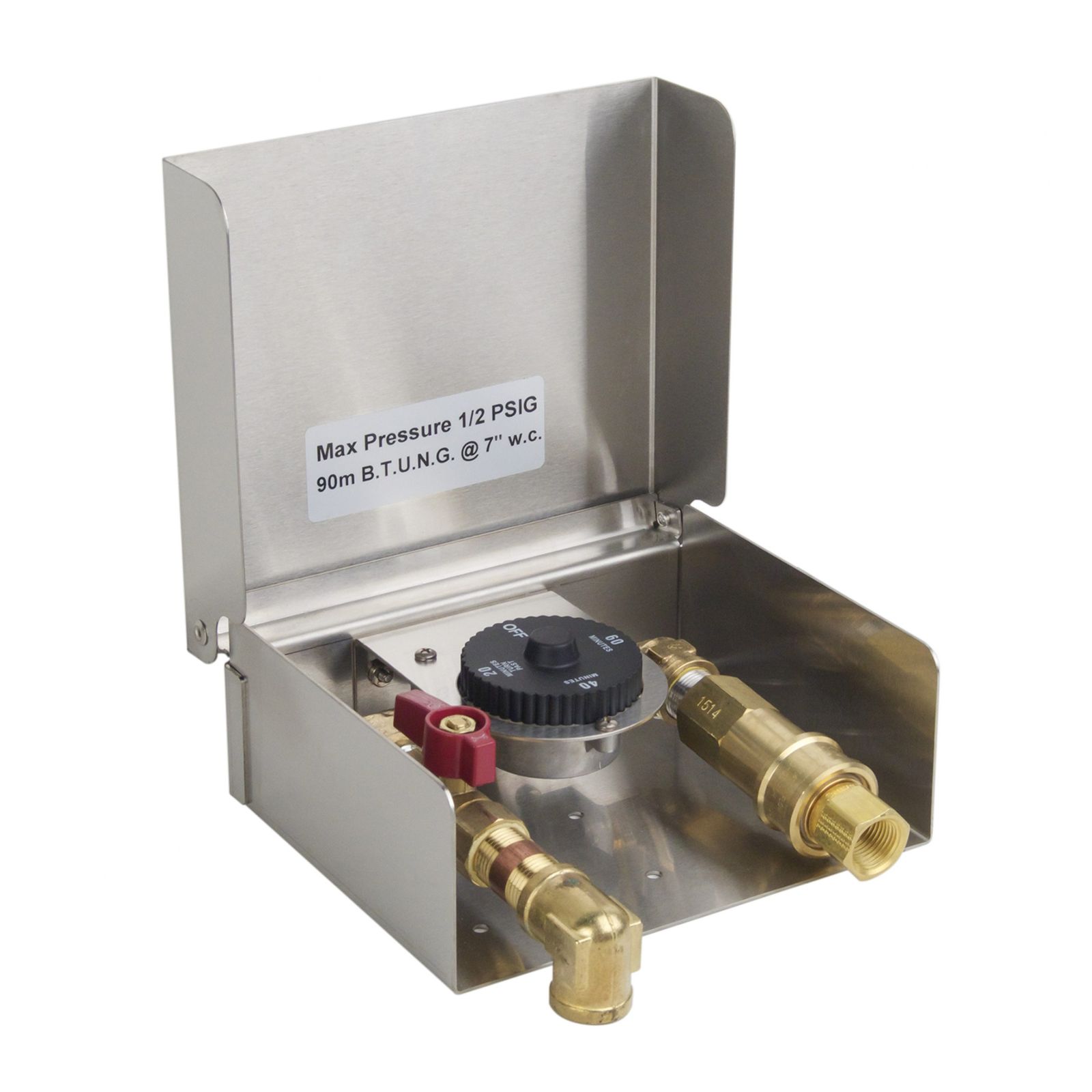 Gas Connection Box (w/ 1-Hr. Timer & Quick Disconnect)