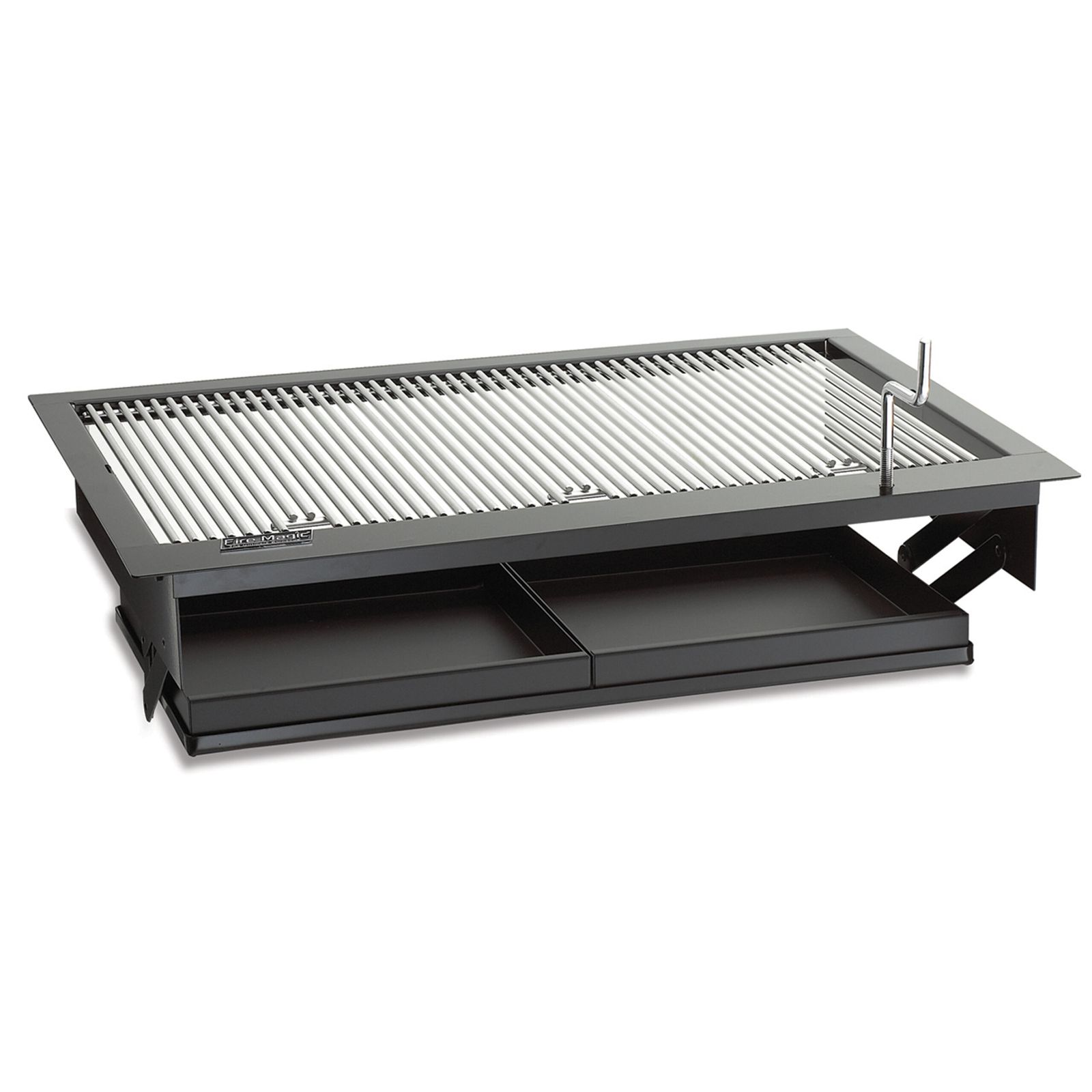 Firemaster Drop-In Charcoal Grill, 24"