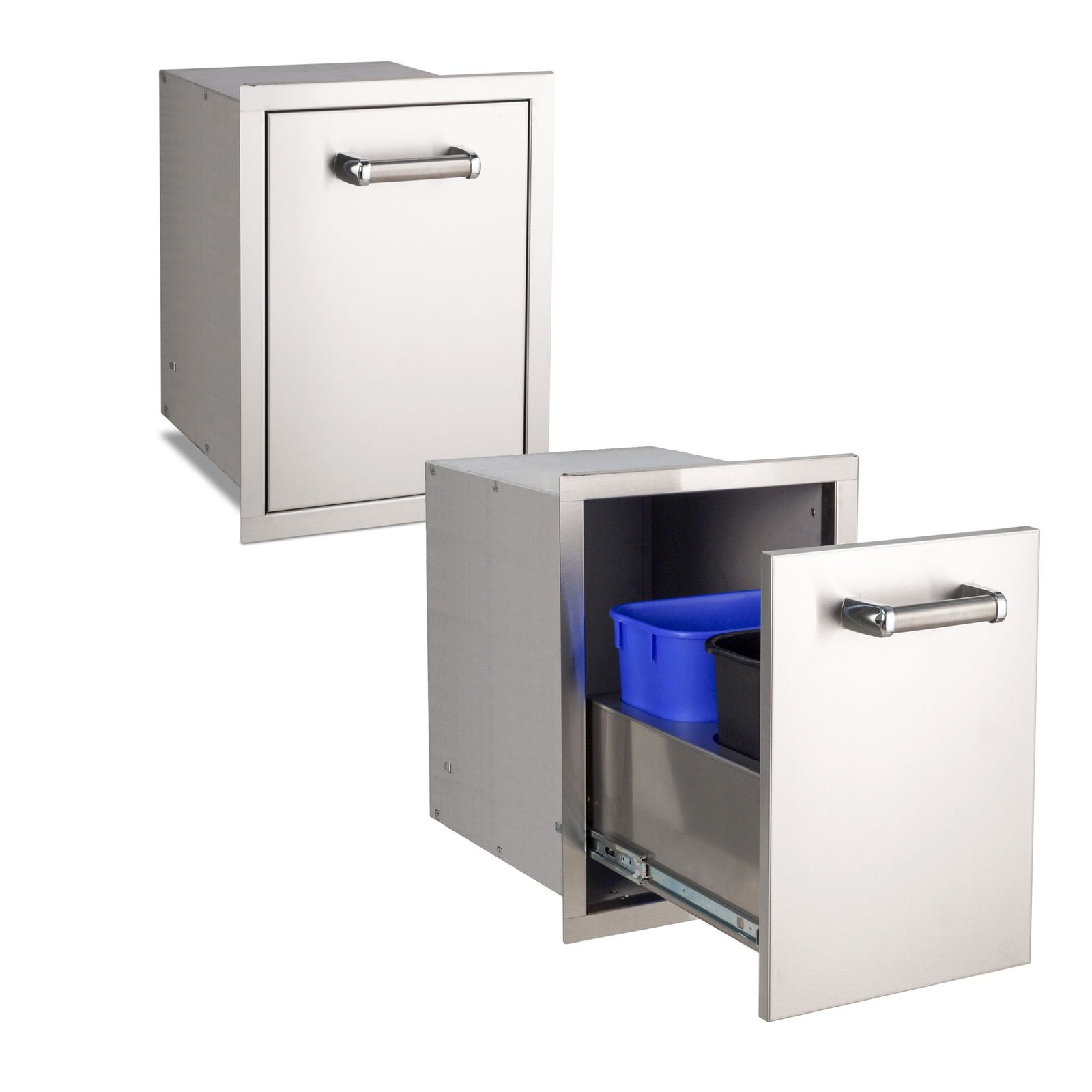 Double Trash Cabinet — Premium Flush 5-Series