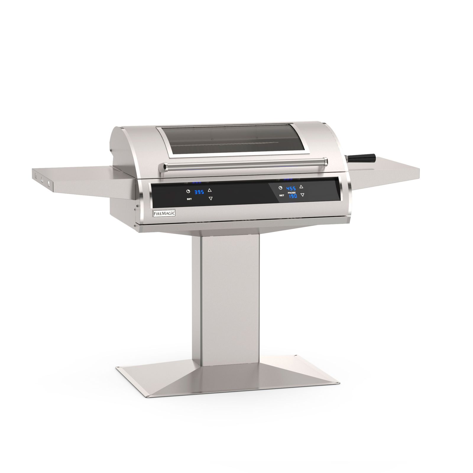 EL500s Accessible Ht. Patio Post-Mount Grill w/ Two Controls