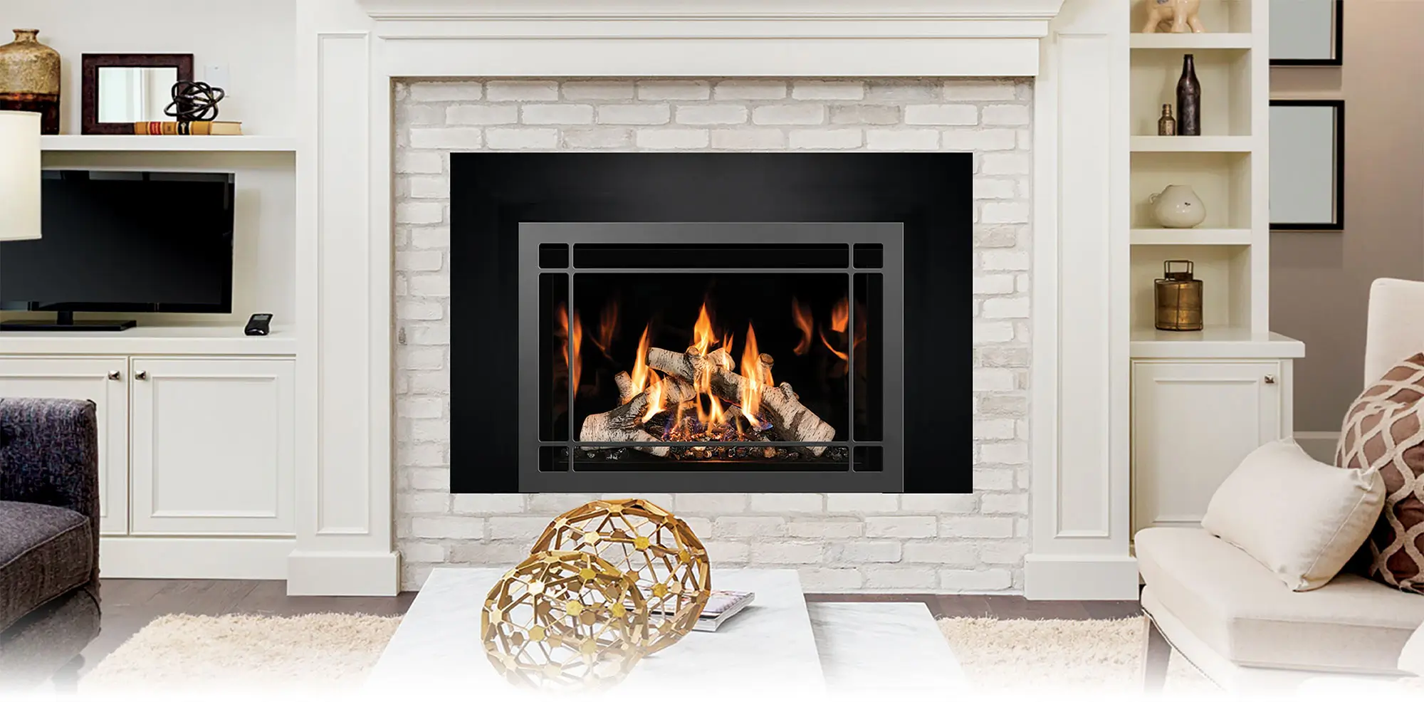 Mendota FV44i FireIn — Gas Insert, Built to Order | Bowman's Stove