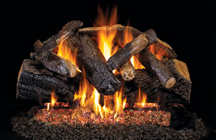 Real-Fyre G45 Burner with Charred Log Set