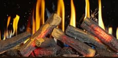 Glowing Traditional Logs