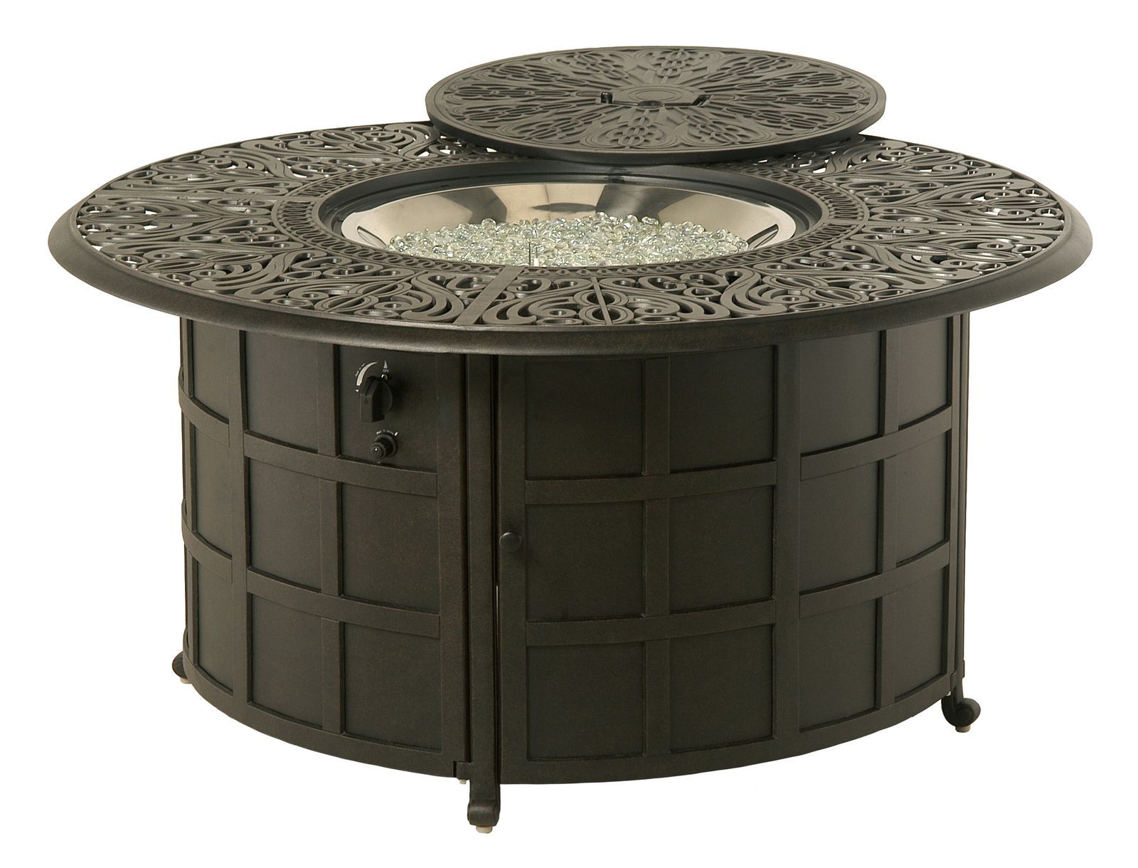 Tuscany 48" Round Enclosed Fire Pit Table