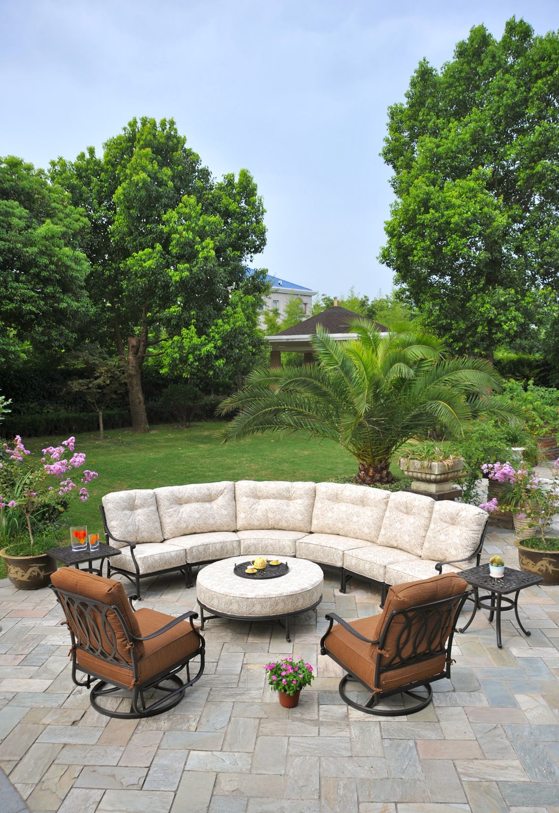 Mayfair Estate Crescent Sectional Sofa