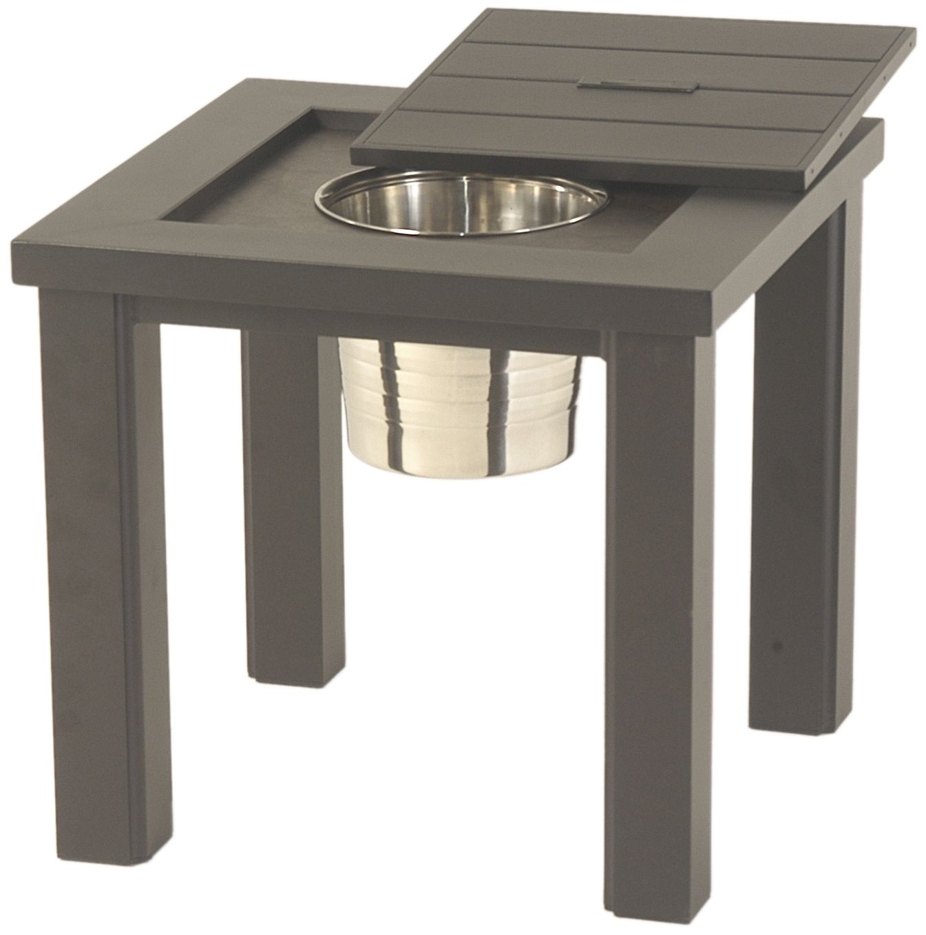 24" Square Sherwood Ice Bucket End Table