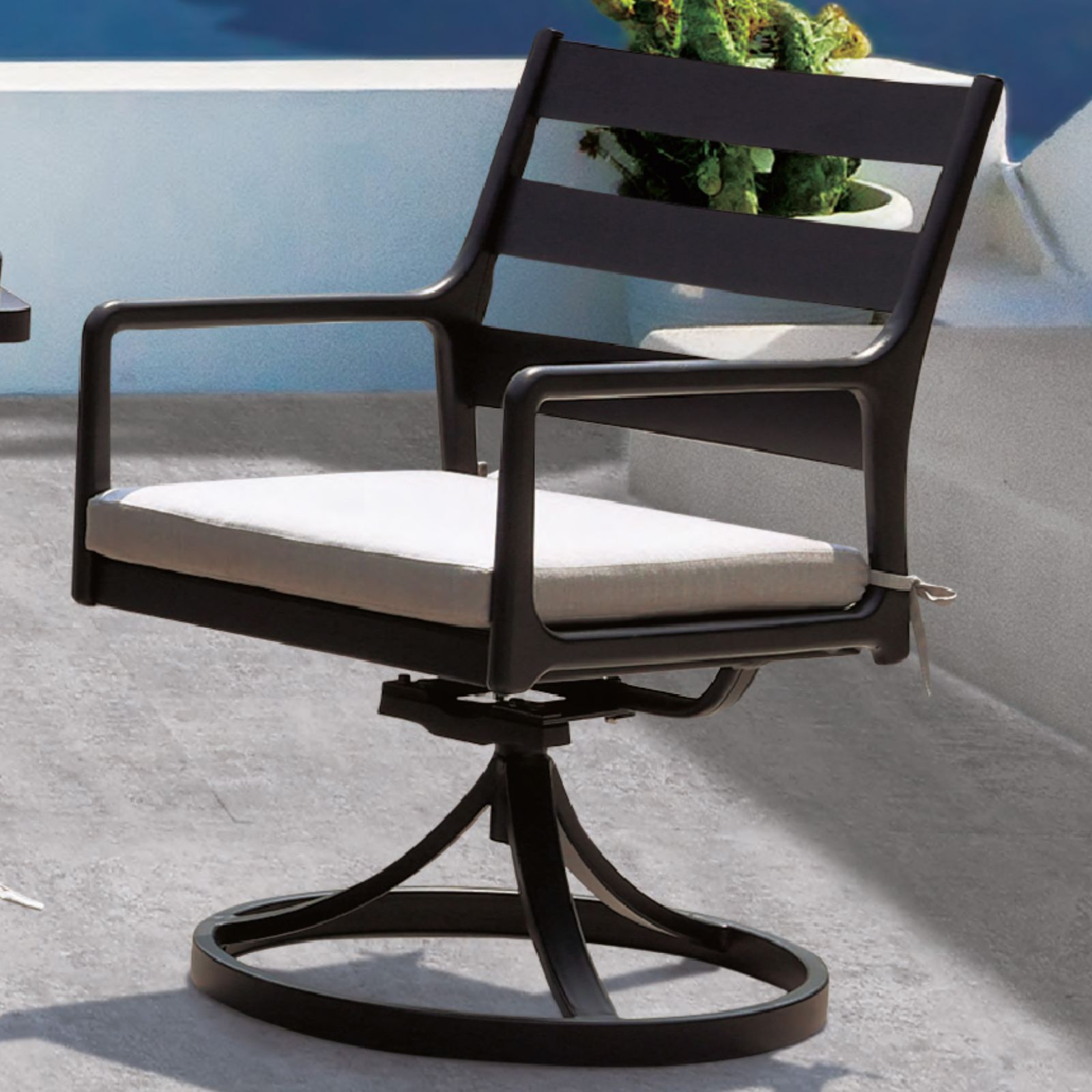 Cedar Swivel Rocker