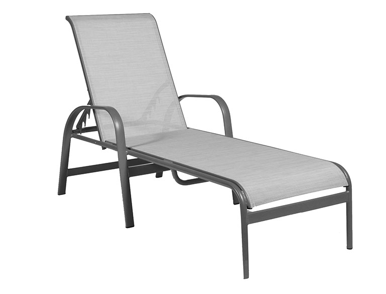 Capri Universal Stacking Sling Chaise Lounge