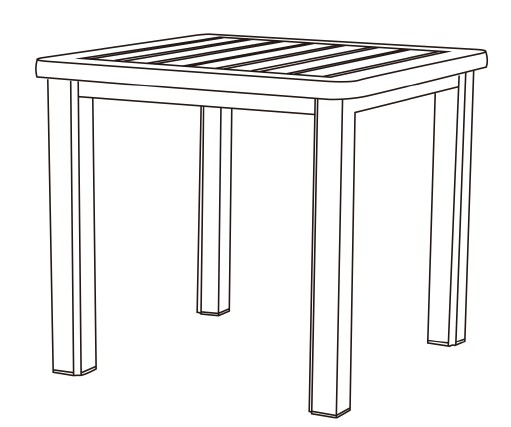Dominion 24" Square End Table