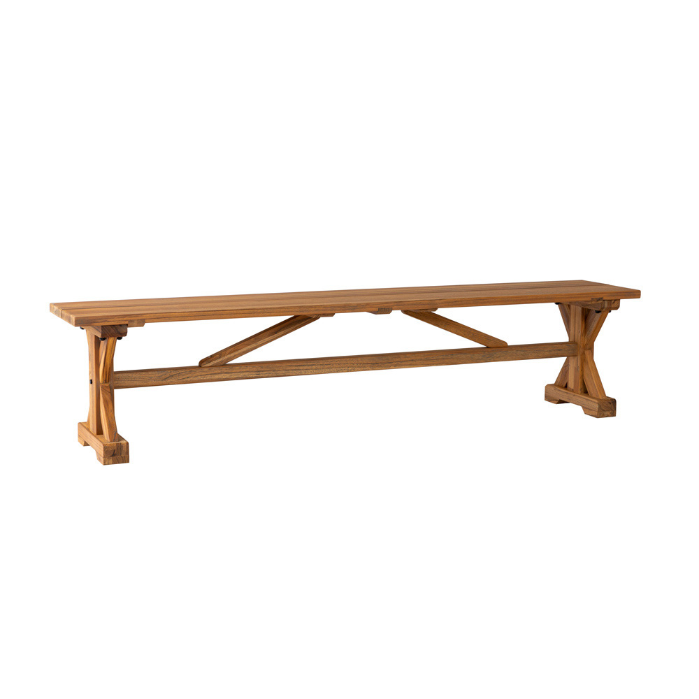 Teak 79” Dining Bench