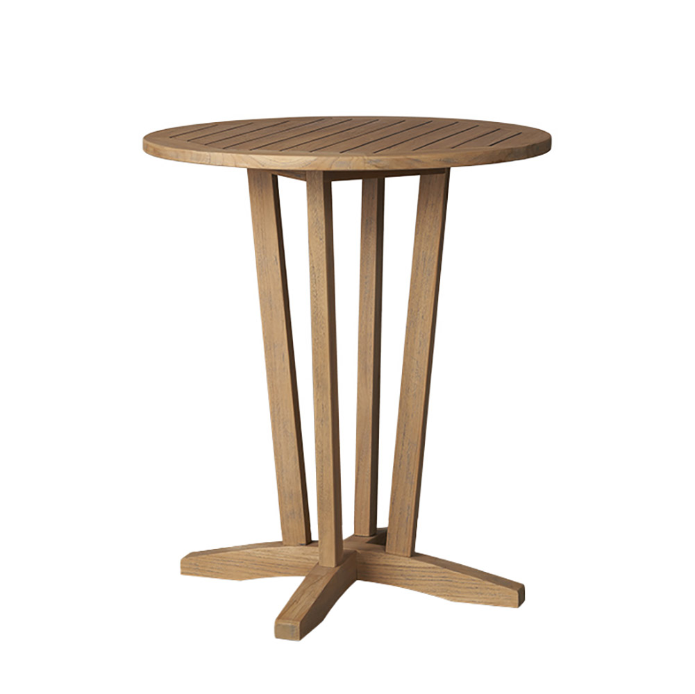Teak 30” Round Balcony Table