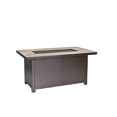 30x50 Rectangular Chat Capri Gas Fire Pit 5112-3050C