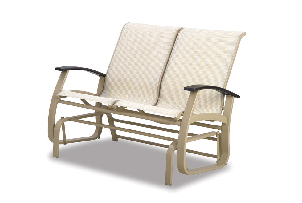 Two-Seat Glider w/ Polymer Accents