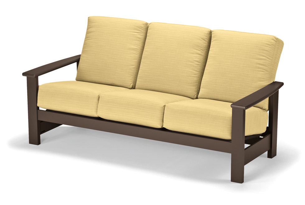 Three-Seat Sofa w/ Polymer Arms