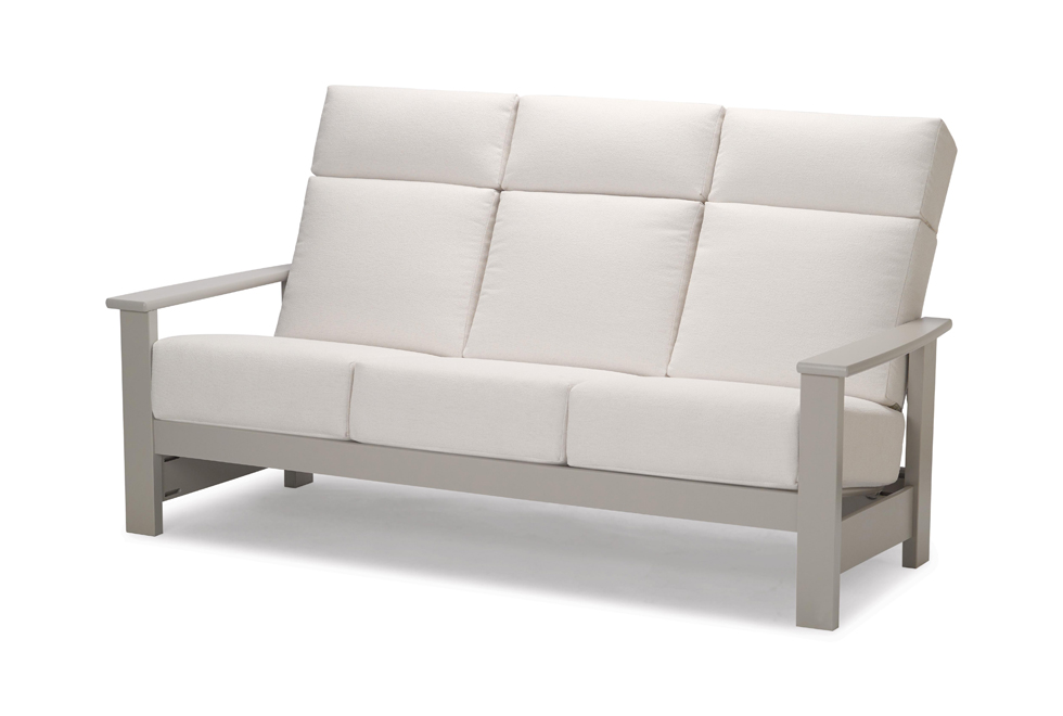 Supreme Three-Seat Sofa w/ Polymer Arms