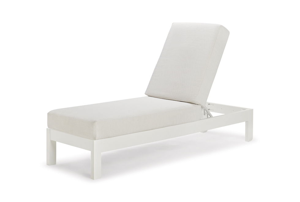 Three-Position Lay Flat Armless Chaise