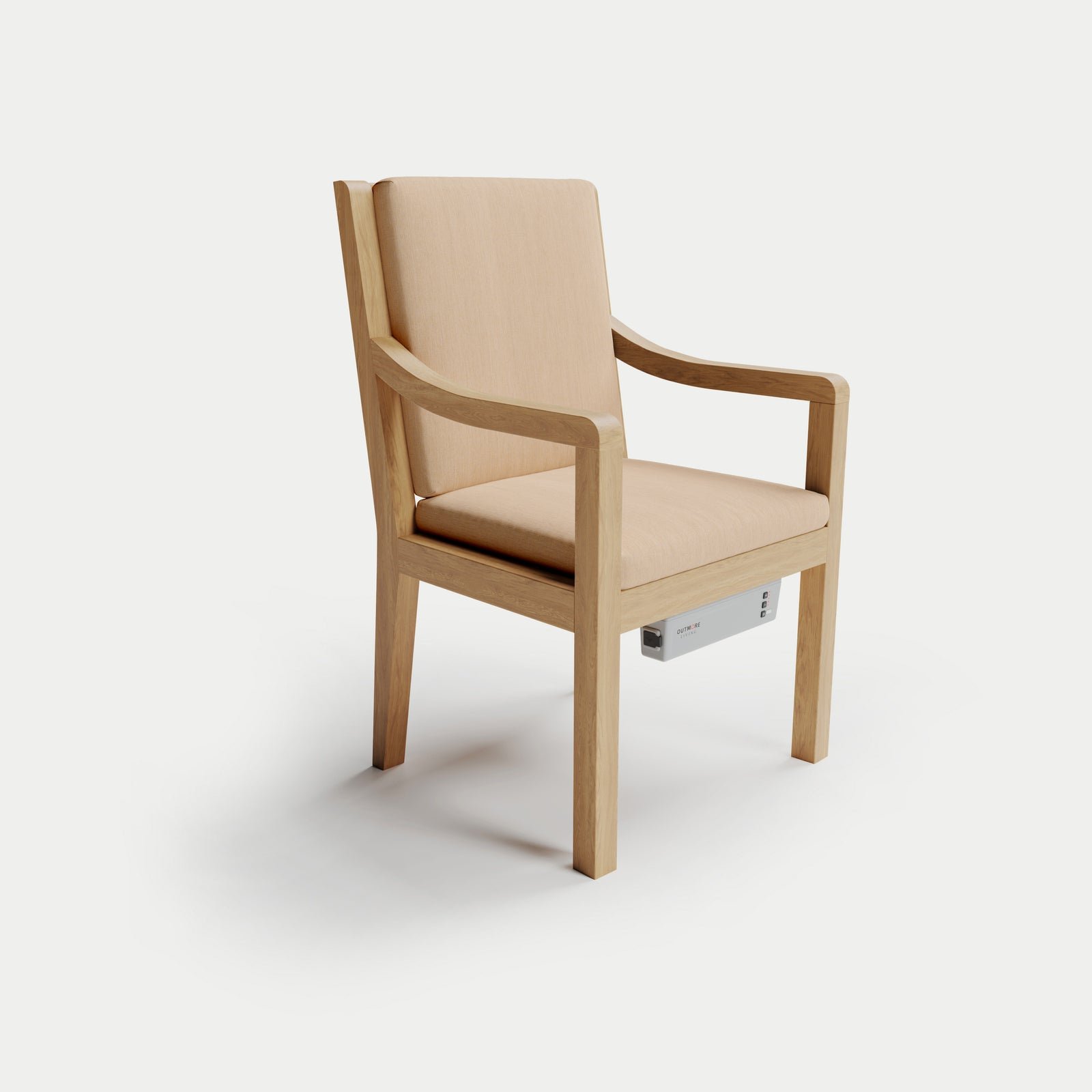 Solerno Heated Teak Dining Armchair
