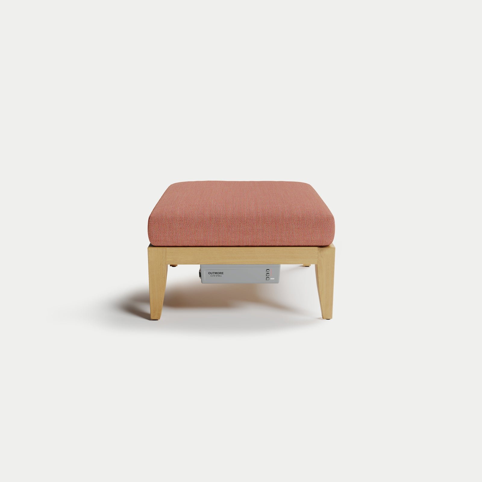 Solerno Heated Teak Ottoman