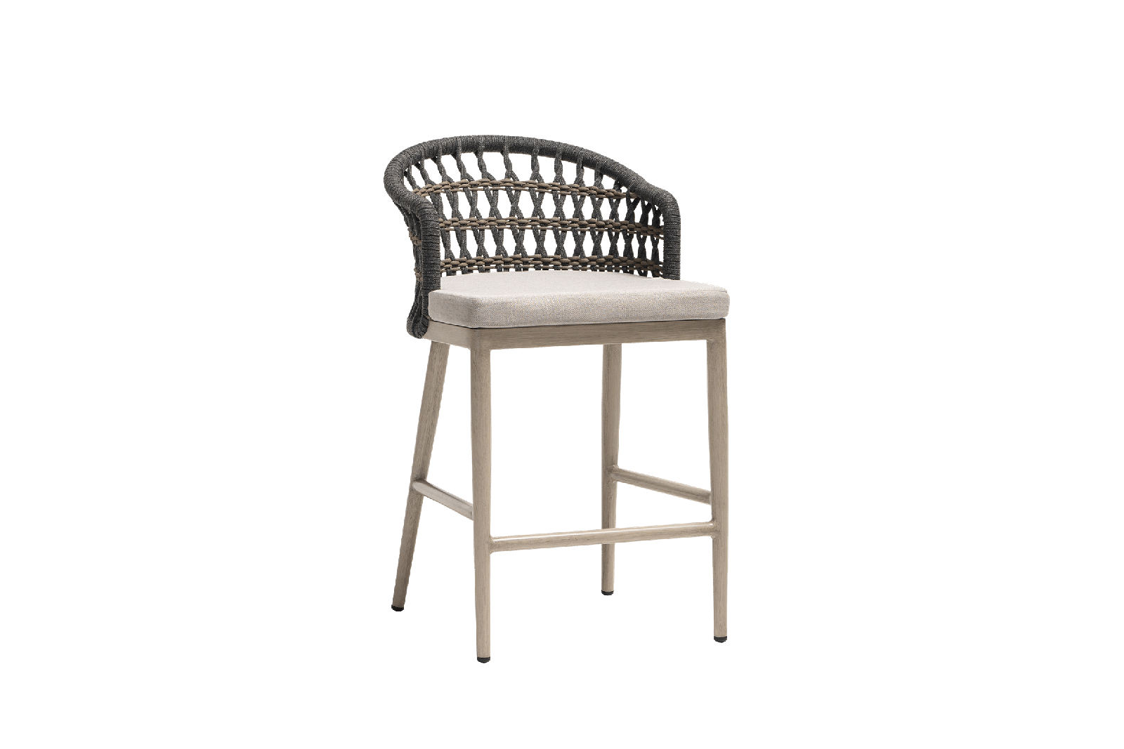 Coconut Grove & Aluminum Frame) Counter Chair