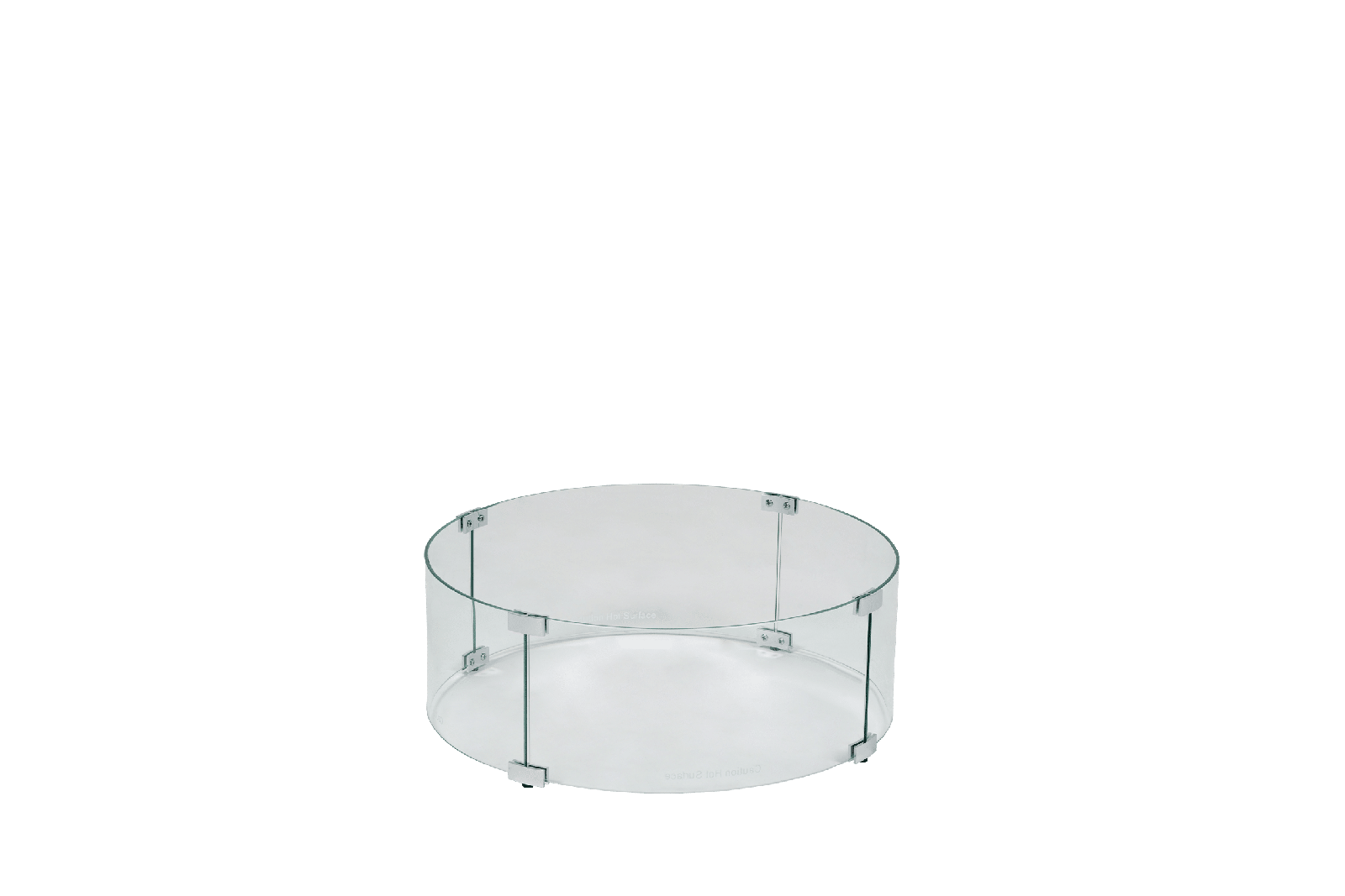 Fiamma/Newbury D23" Rd Fire Pit Glass Windshield