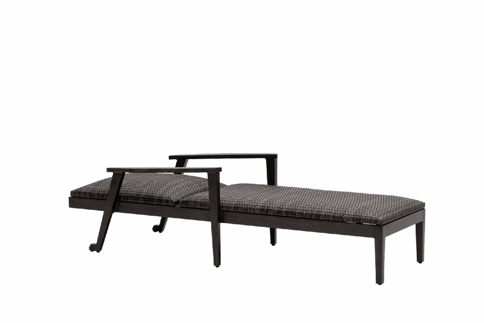 Cabo San Lucas Adjustable Lounger W Arm (W/wheels)