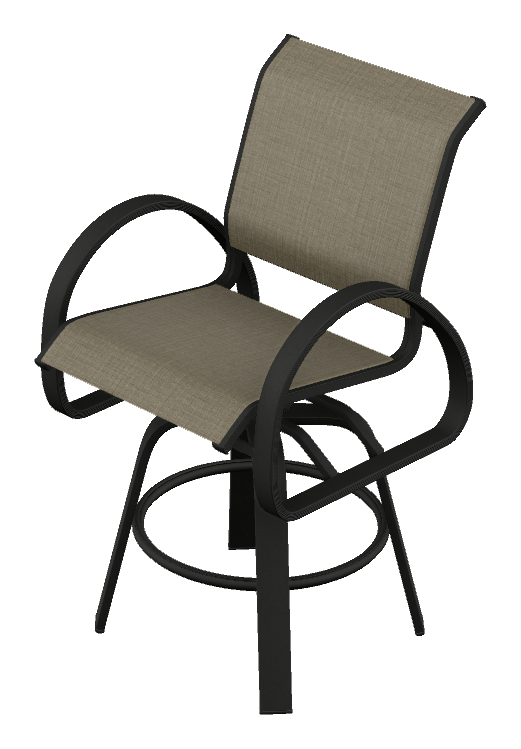 Balcony Height Swivel Café Chair