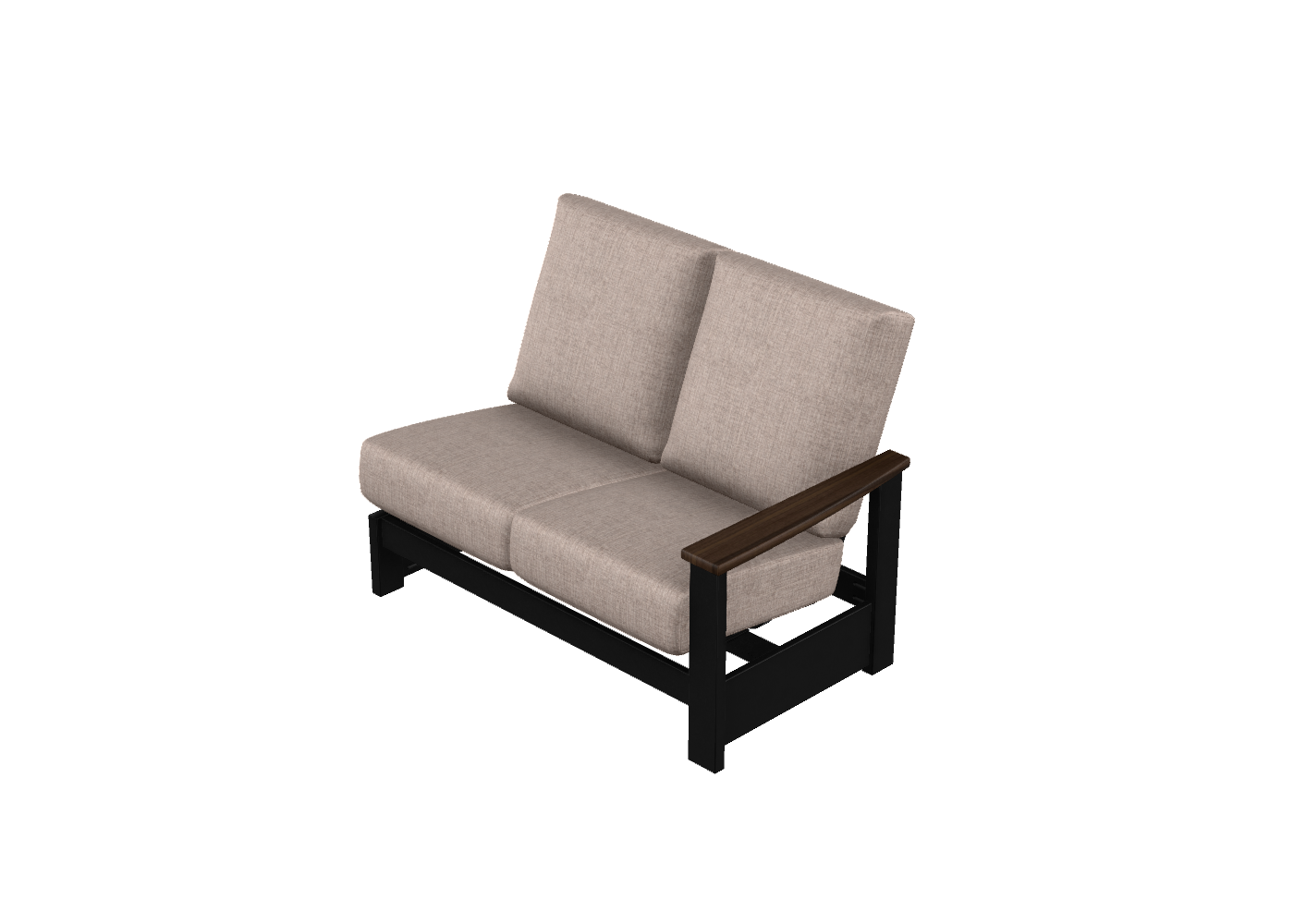 Left Arm Two-Seat Hidden Motion Section w/ Polymer Arm