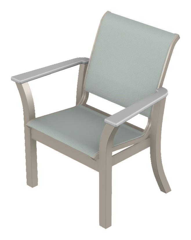 Stacking Cafe Chair w/ Polymer Arms