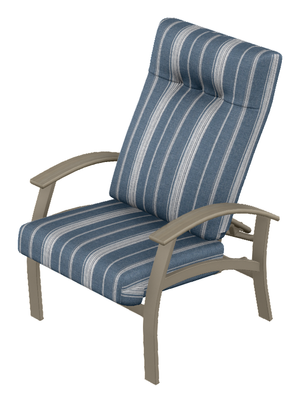 Supreme Adjustable Back Chair w/ Polymer Accents