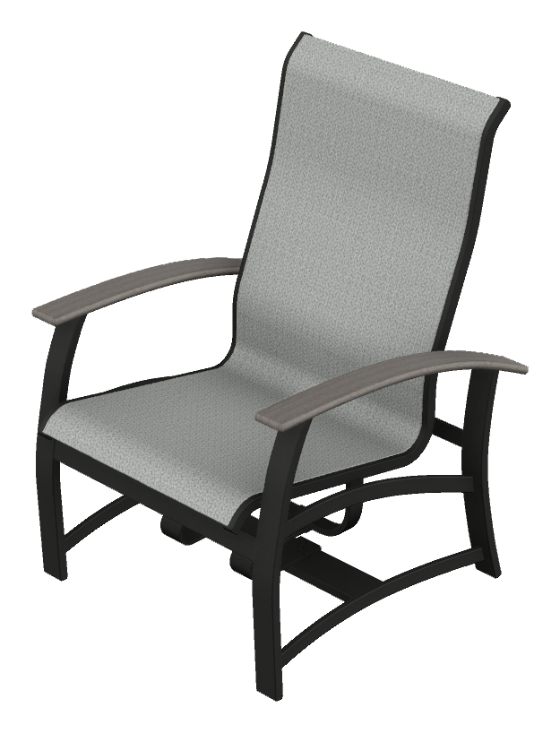 Hidden Motion Chat Chair w/ Polymer Accents