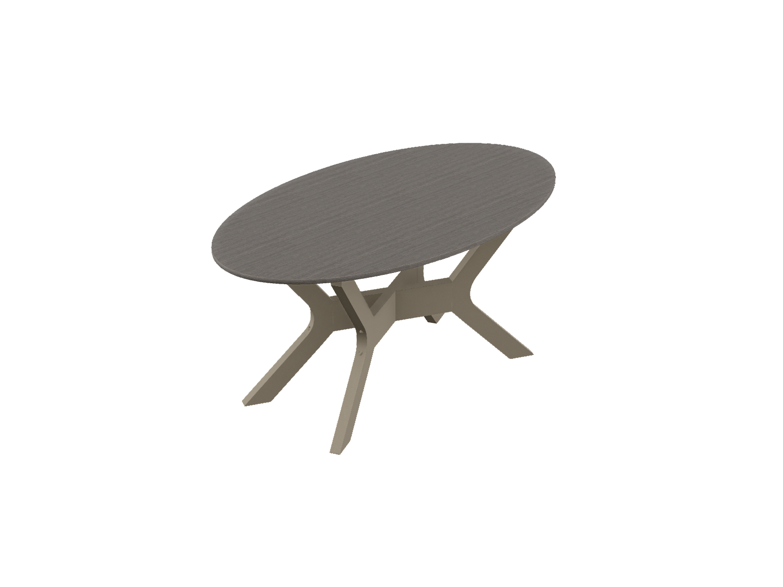 24x42 Oval Welles Coffee Table