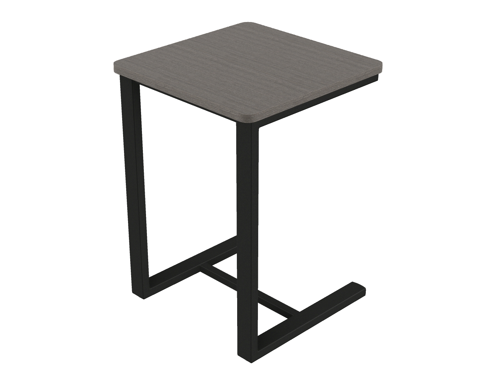 17.5" Square Rustic C End/Side Table