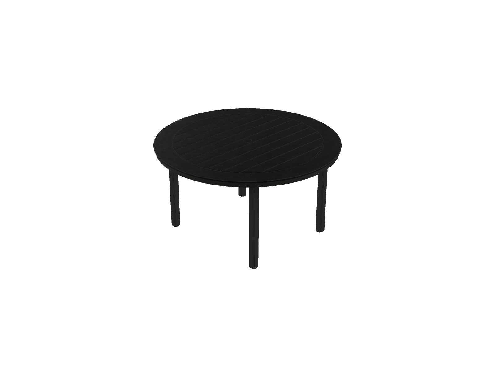 54" Round Dining Height Table w/ hole