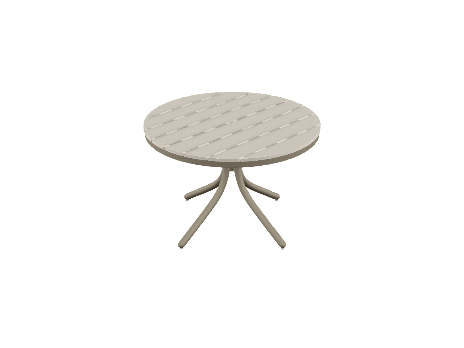 42" Round Dining Height Table w/ hole