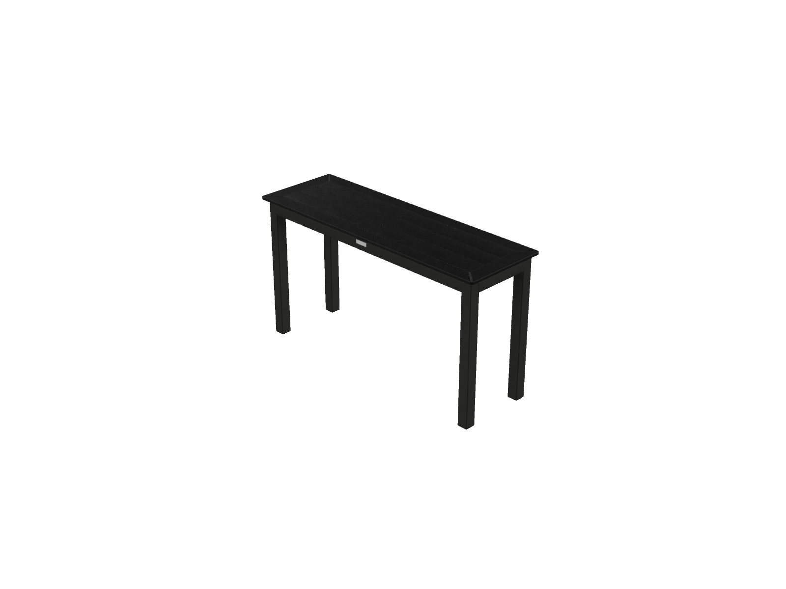18"x54" Rectangular Dining Height Parson Table w/o hole