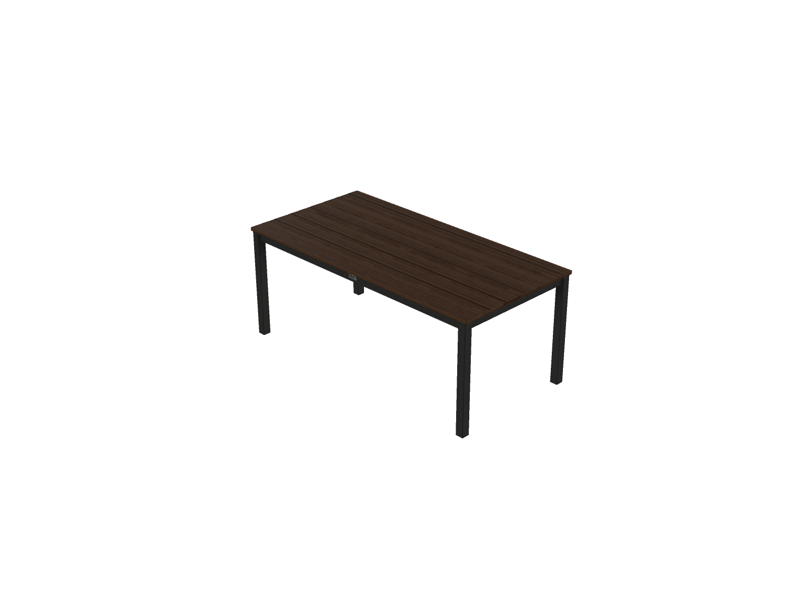 36" x 72" Rectangular Dining Height Parson Table w/ hole