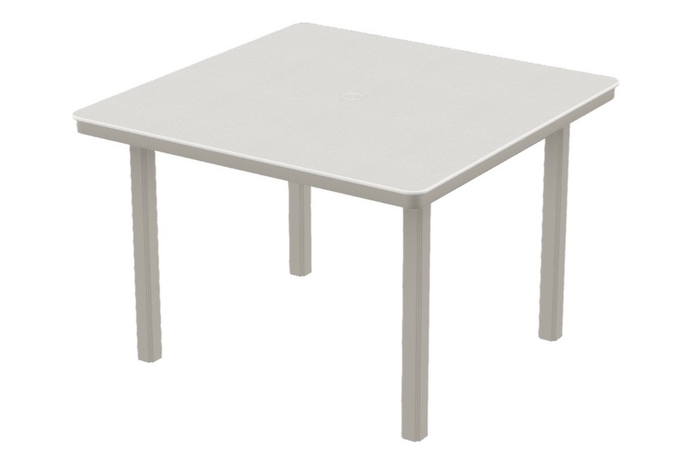42" Square Dining Height Table w/ hole