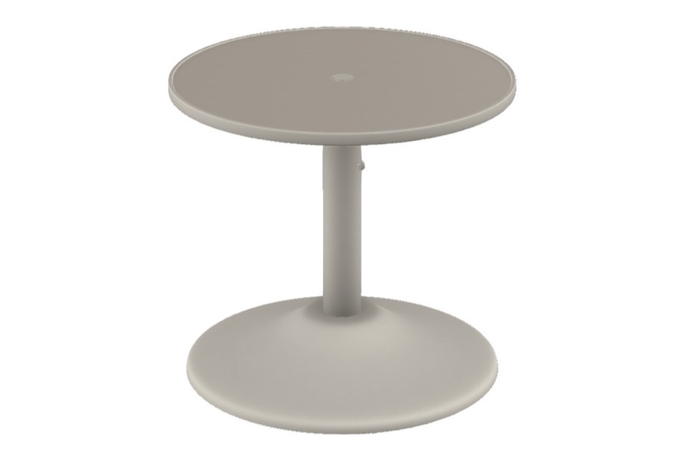 30" Round Dining Height Weighted Pedestal Table w/ hole