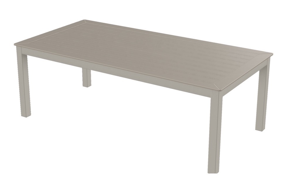42" x 84" Rectangular Dining Height Parson Table w/ hole