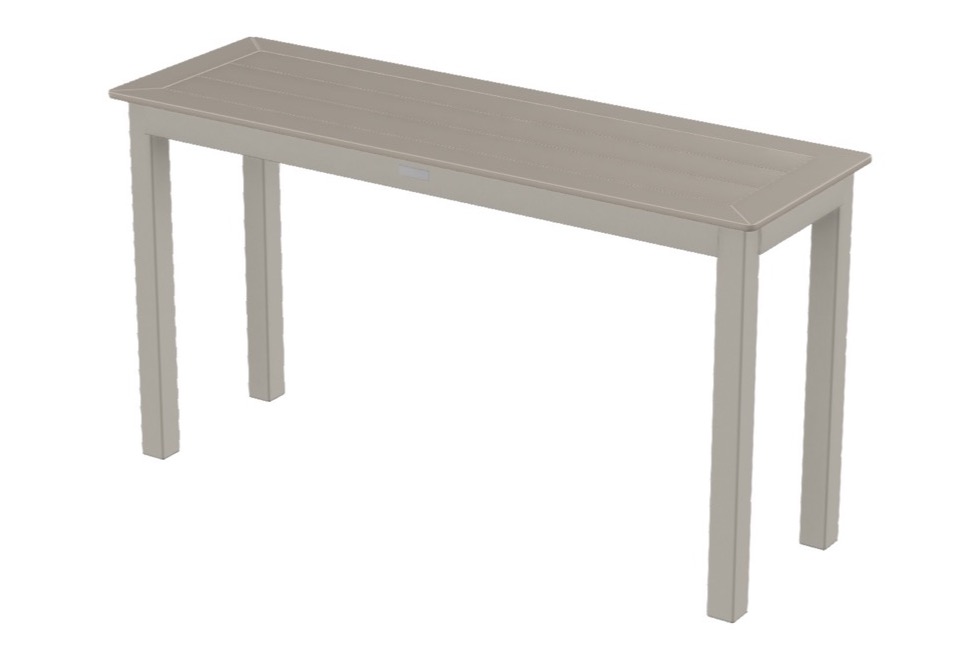 18"x54" Rectangular Dining Height Parson Table w/o hole