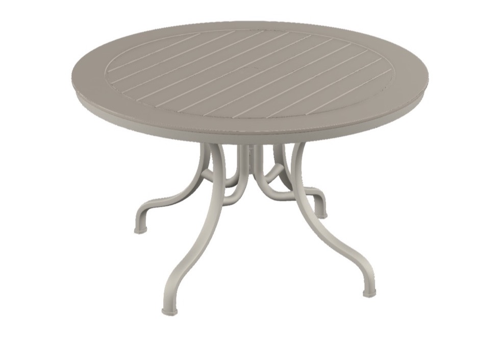 48" Round Dining Height Table w/ hole