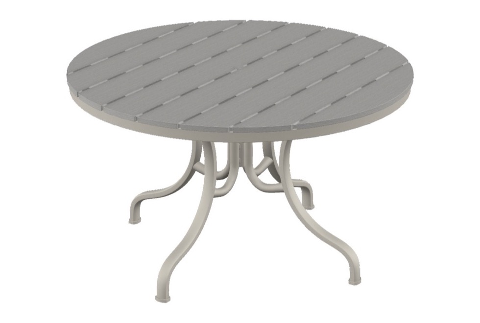 48" Round Dining Height Table w/ hole